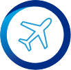 Travel and constipation icon 